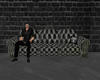 Black Padded Couch