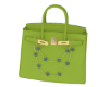 chain birk bag lime