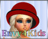 Kids Red Felt Hat