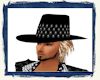 Cowboy Hat w/blonde hair