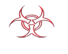 red toxic symbol