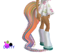 Rainbow unicorn tail
