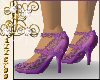 Shoes Lace Glass Purple
