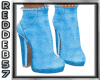 Ice Diamond Blue Boots