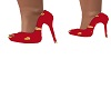 hearts of gold red pumps