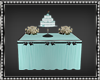 Teal Cake Table