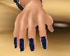 Sparkle Blue Nails