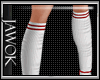 JA | White Socks RED