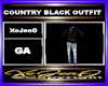 COUNTRY BLACK OUTFIT