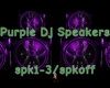 Purple Dj Speakers