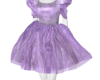 Purple Puffy Dress