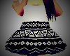 [A] Aztec Pattern Dress