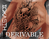 DERV-Male Back Tattoo