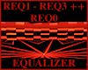 Red Floor Equalizer DJ