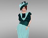 A~Edwardian Outfit Teal