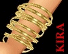 *k* Gold Bracelets L