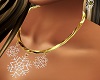 Snowflake Necklace-Gold