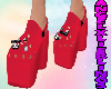Platform Crocs Red