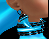 Blue Horn Earrings F