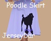50s Poodle Skirt Purple