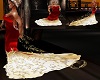red gold white wedding