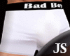 (JS) Bad Boy White Boxer