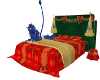 christmas furry bed
