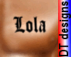 Name Lola on chest
