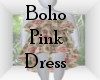 Boho Pink Dress