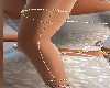 heart arm chains gold