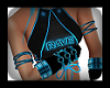 Armband Blue Glittery