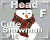 R|C Snowman Xmas Head F