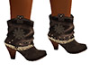 Brn Western Rope Boots