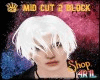 ♕Mid Cut 2 BlockWhite