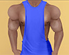 Blue Muscle Tank Top 8 M