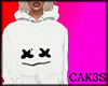 marshmellow face hoodie