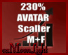 230% Avatar Scaler M+F