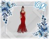 Red Silk Formal Gown V2