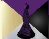 Purple Floral Gown