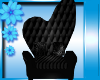 Black PVC Cigar Chair