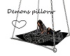 Demons pillow on chains
