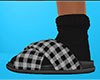 BW Slides Plaid (F)