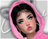 E-Girl Pink Fur Hoodie