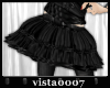 [V7] Black Tulle Skirt