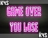 Game Over.. | Neon Sign