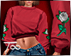 T Sweatshirt Roses V1