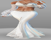 White Mermaid Skirt nTop