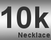 L- 10k necklace black