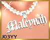 Maleynah custom necklace