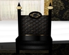 blk and gold throne